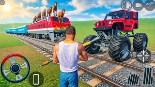 Indian Monster Truck and Horse Driving Simulator - Fire Bikes Driving - Android Gameplay