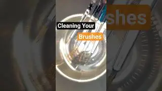 Brushmancy Tips and Trick - Cleaning your brushes #miniatures #warhammer40k  #warhammer #oas