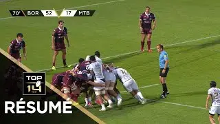 TOP 14 Saison 2025-2026 J03 - R&eacute;sum&eacute; Union Bordeaux-B&egrave;gles - US Montauban
