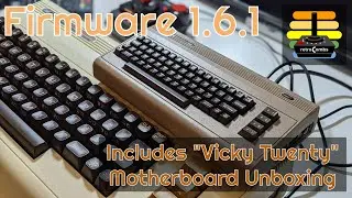 Обновление прошивки TheC64 и TheVIC20 до версии 1.6.1 и распаковка материнской платы Vicky Twenty #theC64