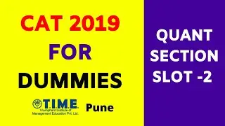 CAT 2019 Solutions | Quant Section | Slot 2 (Part -1)