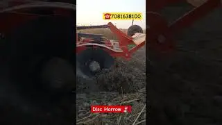 Pressure Disc Harrow 8&times;8🚨🔥!! Moga Agriculture Services Ragarganj Bazar Gonda ☎️7081638100