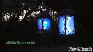 Twirling Moravian Star Solar Lantern SKU# 57537 - Plow & Hearth