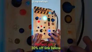 This Montessori Busy Board is going VIRAL! 😱 Toddlers are obsessed! 💡 #toddlermom #giftideas