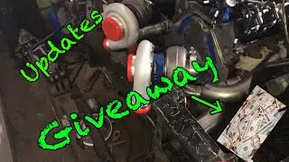 Twin Turbo 1000 hp LS build Update and cash giveaway #turbo5.3 #turboLS #1000hp