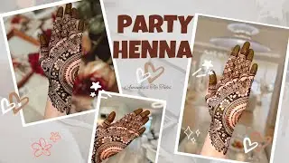 Party henna tutorial step by step ☺️ ✨️ (subscribe my channel)#mehndi #mehndidesign #henna 