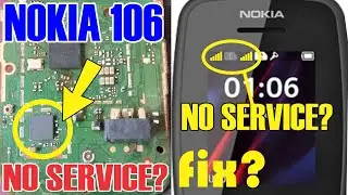 Nokia 106 ta-1114 no service problem solution/signal issue fix 100% working