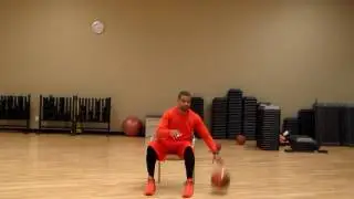 Dribbling Drills For Basketball At Home Behind the Back Dribble In A Chair