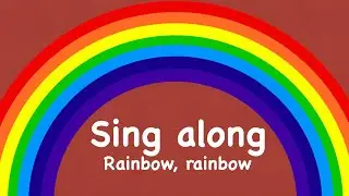 Rainbow song - Sing along with lyrics | Sing with Little Potato