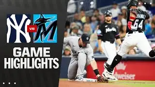 Yankees vs. Marlins Game Highlights (8/1/25) | MLB Highlights