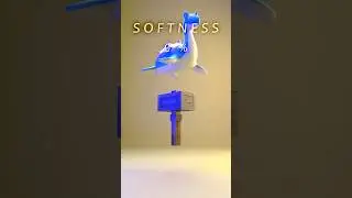 Lapras VS All minecraft stuff ! Softness test ! #3danimation #blender3d #3dart #satisfying