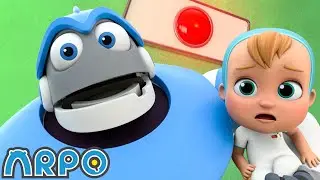 Crazy House Spring Clean? 🏠| ARPO The Robot | Funny Kids Cartoons | Moonbug Kids