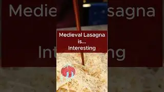 Medieval Lasagna - Pasta before tomato sauce
