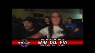 NWA WRESTLING AMAZING KONG VS SARAH DEL RAY