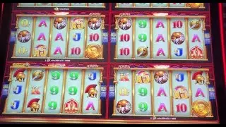 Episode 302: Two 25X 5X x 5X Pomepi bonus paylines. #casinogames #wonder4 #pompei #slot #jackpot
