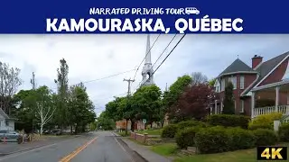 ⚜️ 🌧️ Kamouraska, Qu&eacute;bec 🇨🇦 🌫️ 4K Drive - Rainy