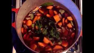 Chicken in Red Wine Sauce