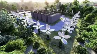 EcoSynQ Data Center Parks - by Vogon - Nature Island (エコシンク社  AI データセンター)