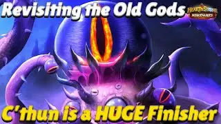 Revisiting the Old Gods! C'thun is a HUGE Finisher! - Hearthstone Mercenaries Team Comp