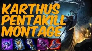Karthus ult pentakill montage season 7 - requiem pentakill montage