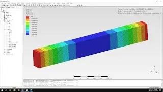 PrePoMax (CalculiX FEA) - Tutorial 19 - Beam on elastic foundation