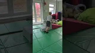 Sensory Integration Therapy session (permission obtained from child and parent).