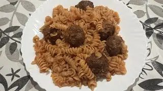 MACARRONADA COM ALMÔNDEGAS | RÁPIDO PREPARO E DELICIOSA