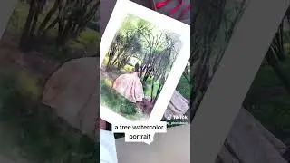 get free watercolor portrait at : www flipchap.com