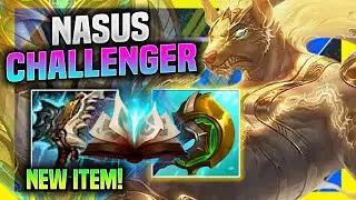 THIS KOREAN CHALLENGER TRIES NASUS WITH NEW ITEM HULLBREAKER! | Challenger Plays Nasus Top vs Akali!