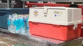 Medical professionals help festival goers stay safe in hot weather