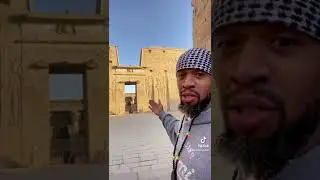 Temple of Horus/Heru and the Roman destruction that took place.