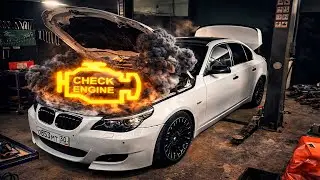 STUCK WITH AN ENGINE?! BMW M5 E60 RESTORATION