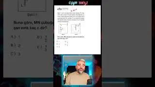 İnd&uuml;ksiyon Akımı +1 Net Fizik Soru &Ccedil;&ouml;z&uuml;m&uuml; #ayt #yks @ertankoz