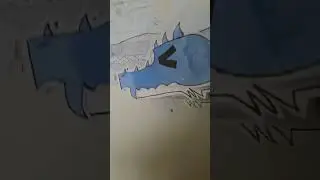 This dragon is based on celestial ice poles as my way if saying winter