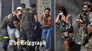 Lebanon violence: At least six dead and several injured in protests over Beirut blast