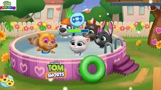 Water Balloon🎈Battle  | Talking Tom 🤩Shorts | WildBrain Zoo 🐱 part 6