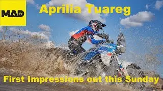 We ride the Aprilia Tuareg. Out this Sunday 25 September 8pm