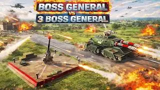 BOSS General vs 3 BOSS General - Command & Conquer Generals Apocalyptic