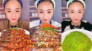 Satisfying Eating Sounds with Colorful ASMR Crunchy Mukbang Compilation #170