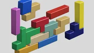 Tetris NEW 3D Animation
