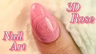 3D Rose Nail Trend || 3D Rose Nail Art With Gel || Encapsulated Rose Nail Design