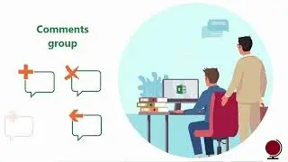 MS Excel &ndash; Review Tab &ndash; Comments Group (Add, Delete, Show & Hide Comments) in Hindi