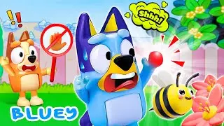 BABY Bluey Don't Touch That ! | Safety Rules for Kids | Pretend Play with Bluey Toys