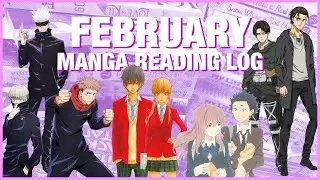 February Manga Reads 60+ volumes | My Monthly Reading Log📚