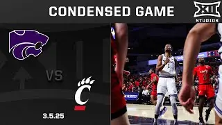 Kansas State vs. Cincinnati Condensed Game | 2024-25 Big 12 Men's Basketball
