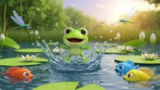 Minecraft Tiny Frog Hopped into the Pond | Nursery Rhymes for Kids & Baby Songs