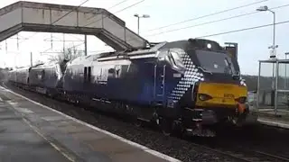 ScotRail Class 68's TnT DRS 68 (68006/68007/68004) with Matching Stock: 30/03/15