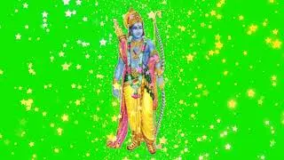lord Ram animated green screen video.