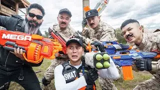 LTT Game Nerf Guns: SEAL X выживает в смертельной засаде, используя тактические бластеры Nerf.