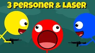 3 Snubbar och en massa laser! | Stick Fight